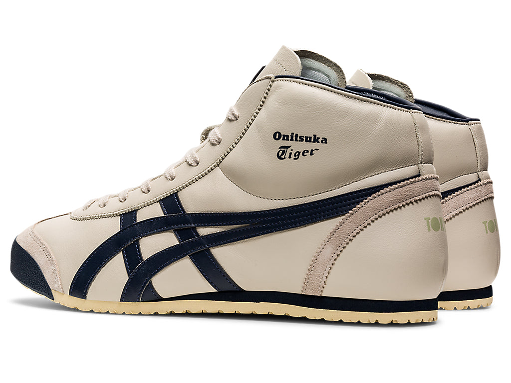 Onitsuka Tiger Mexico Mid Runner Sneakers - Birch / Indian Ink