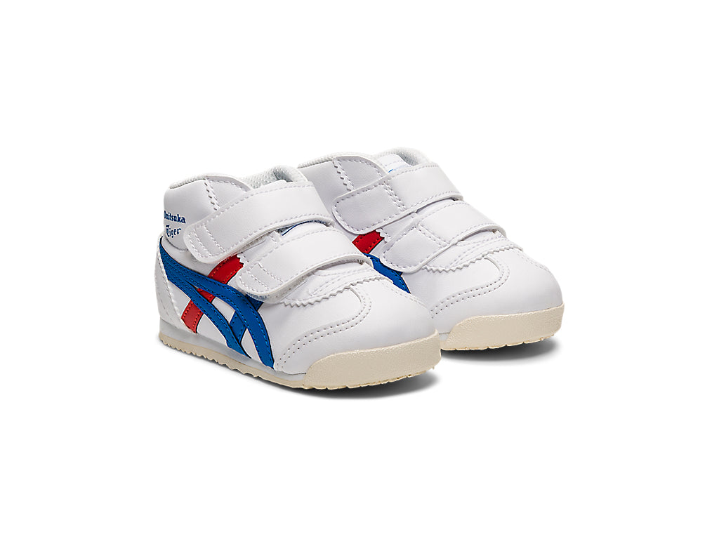 Onitsuka Tiger Mexico Mid Runner Kids Sneakers - White / Directoire Blue